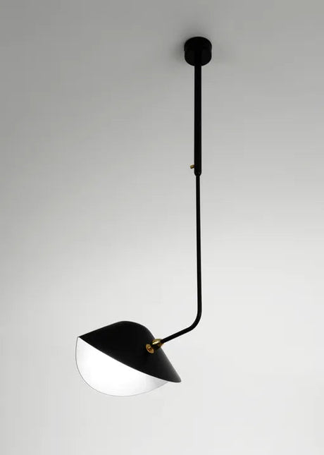 Ceiling Lamp Bookshelves Curved af Serge Mouille - 2 - Jacobsen Plus