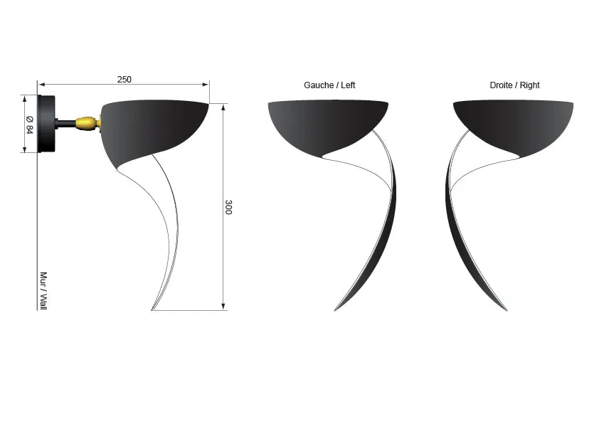 Flame Small Wall Lamp von Serge Mouille - 6 - Jacobsen Plus