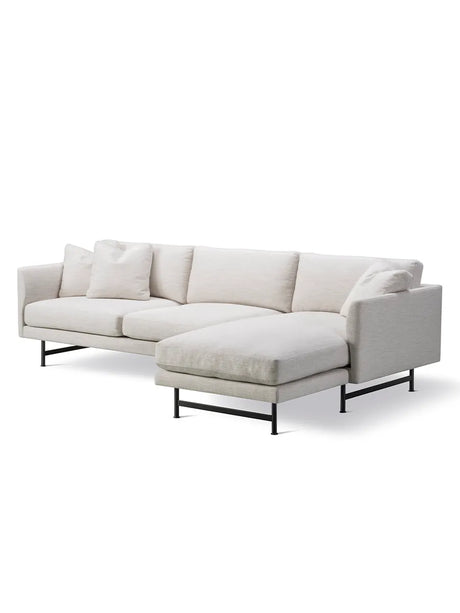 Calmo 3-Personen Sofa m. Chaiselongue, Sunniva 717 von Fredericia Furniture - 5 - Jacobsen Plus