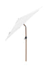 Sunshade Parasol m. Tilt, wood look fra Cane-line