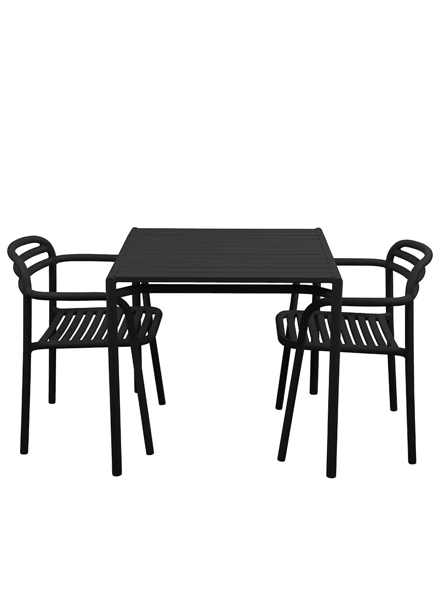 Special Edition Bliss m/armlæn Gartenstuhl, black fra Cane-line - 4 - Jacobsen Plus
