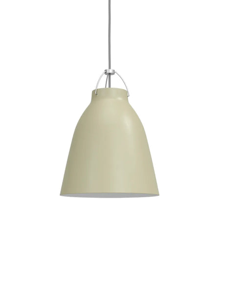 Caravaggio Pendelleuchte, matt von Fritz Hansen - P2 (Ø258 mm) / Staubiges Grün - Jacobsen Plus