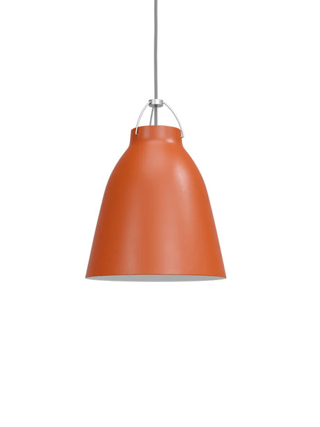 Caravaggio Pendelleuchte, matt von Fritz Hansen - P2 (Ø258 mm) / Rusty Red - Jacobsen Plus