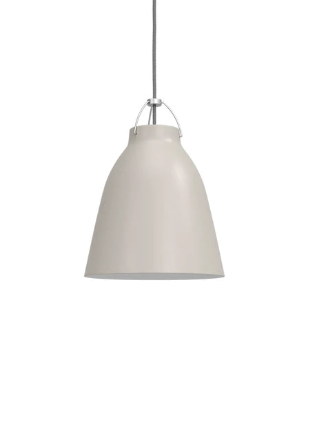Caravaggio Pendelleuchte, matt von Fritz Hansen - P2 (Ø258 mm) / Warm Grey - Jacobsen Plus
