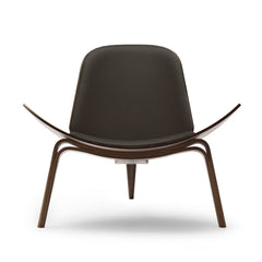 CH07 Shell Chair, Walnuss Öl/Thor 306 von Hans J. Wegner