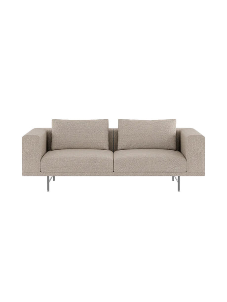 Vipp - Loft 2-Sitzer-Sofa - Bark - Schwarz pulverbeschichtet Gestell - Jacobsen Plus