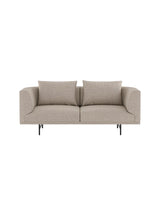 Vipp - Chimney 2-Sitzer-Sofa - Chestnut - Schwarz pulverbeschichtet Gestell - Jacobsen Plus