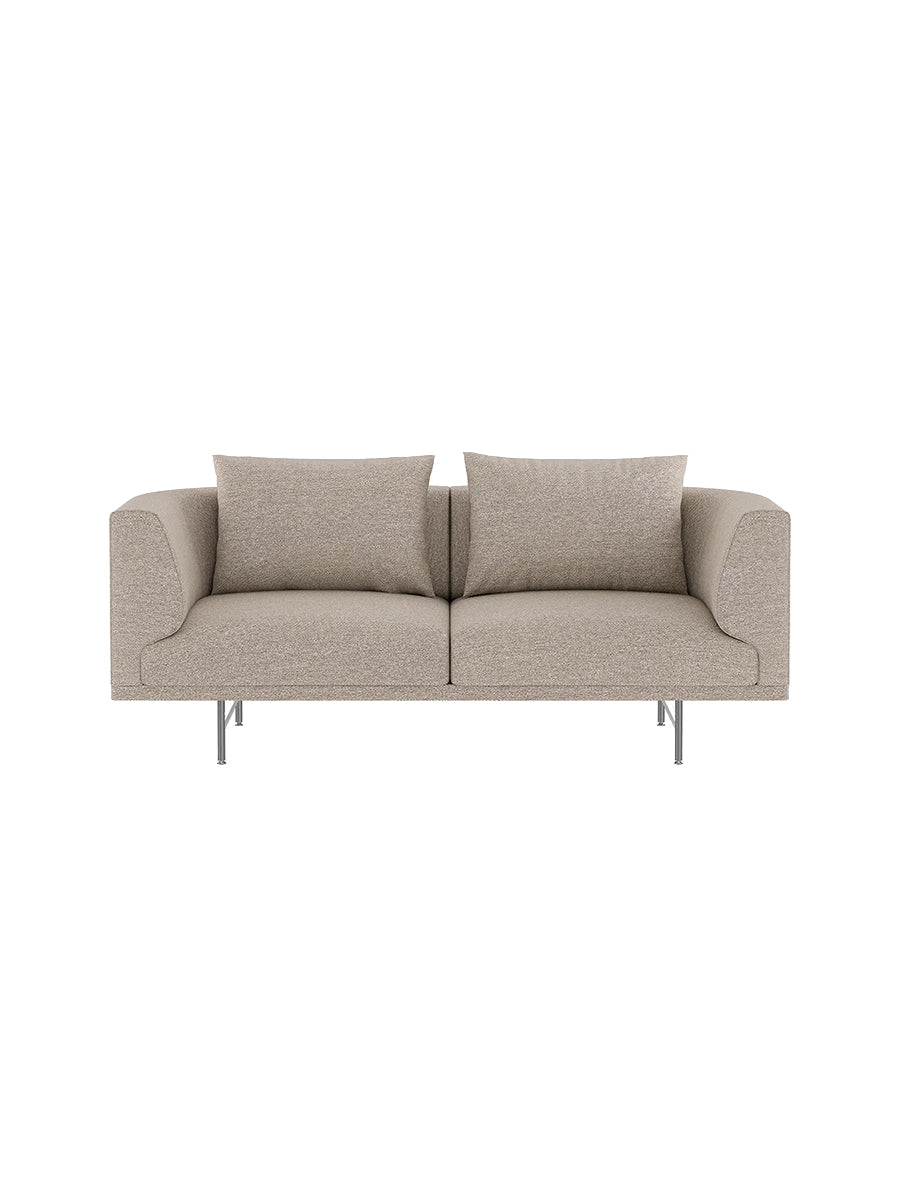 Vipp - Chimney 2-Sitzer-Sofa - Chestnut - Rostfrei Stahl Gestell - Jacobsen Plus