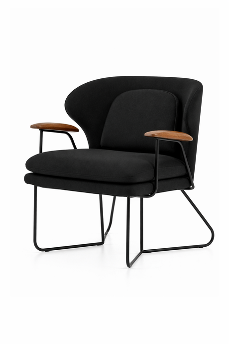 Chillax Lounge-Sessel in Walnuss, Relate 191 von Stellar Works - 1 - Jacobsen Plus