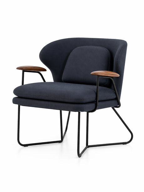 Chillax Lounge-Sessel in Walnuss, Relate 691 von Stellar Works - 1 - Jacobsen Plus