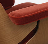 Eames Lounge Chair, kirsebær, calma brandy inkl. Fodskammel fra Vitra - 3 - Jacobsen Plus