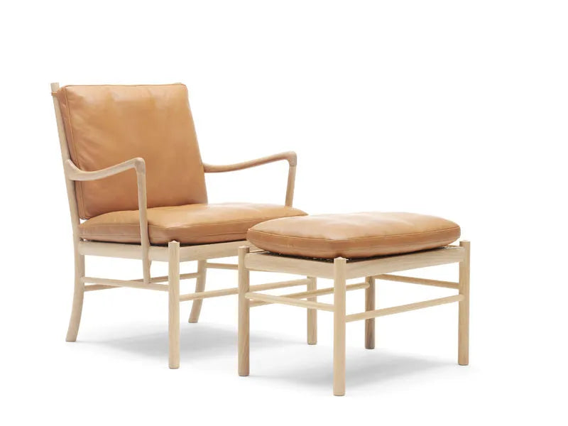 Hocker für Colonial Chair von Ole Wanscher - 2 - Jacobsen Plus