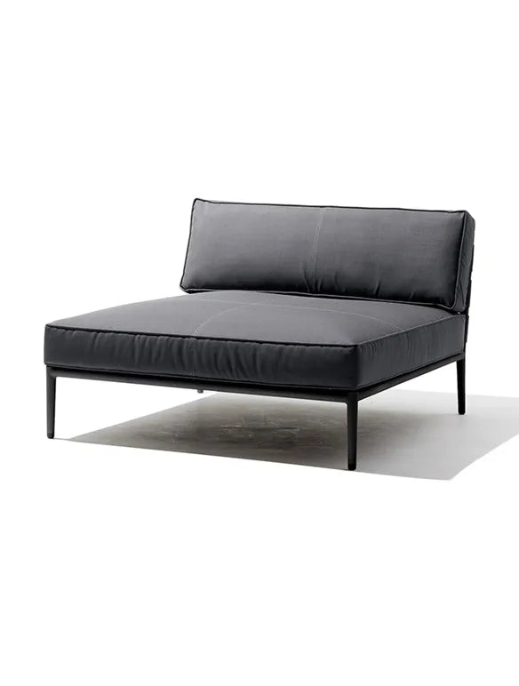Conic Daybed Modul inkl. Kissenset von Cane-line - Grey - Jacobsen Plus