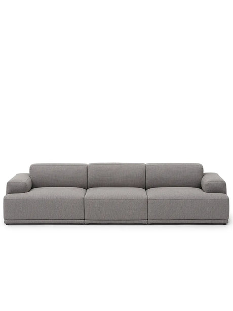 Connect Soft Modular 3 pers. Sofa, Kombination 1 von Muuto - Re-Wool 128 - Jacobsen Plus