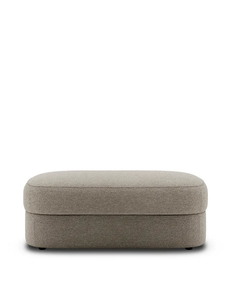 Covent Pouf, medium von New Works - Dark Taupe - Jacobsen Plus