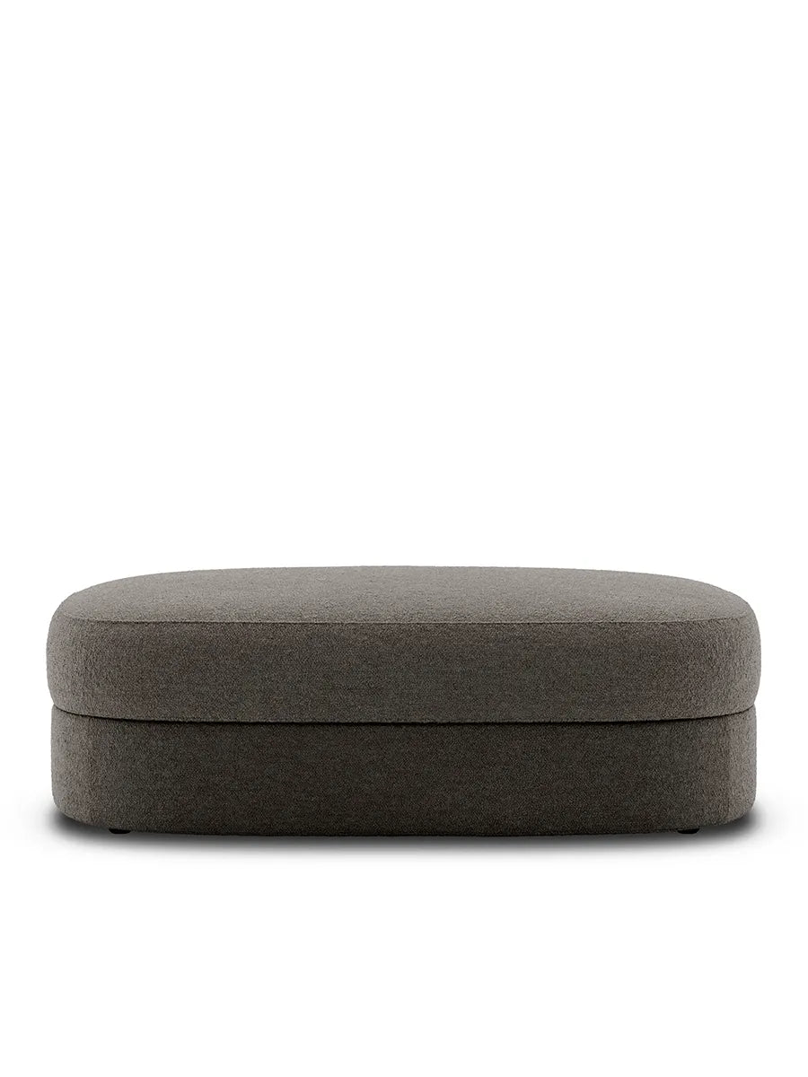 Covent Pouf, large von New Works - Dark Taupe - Jacobsen Plus