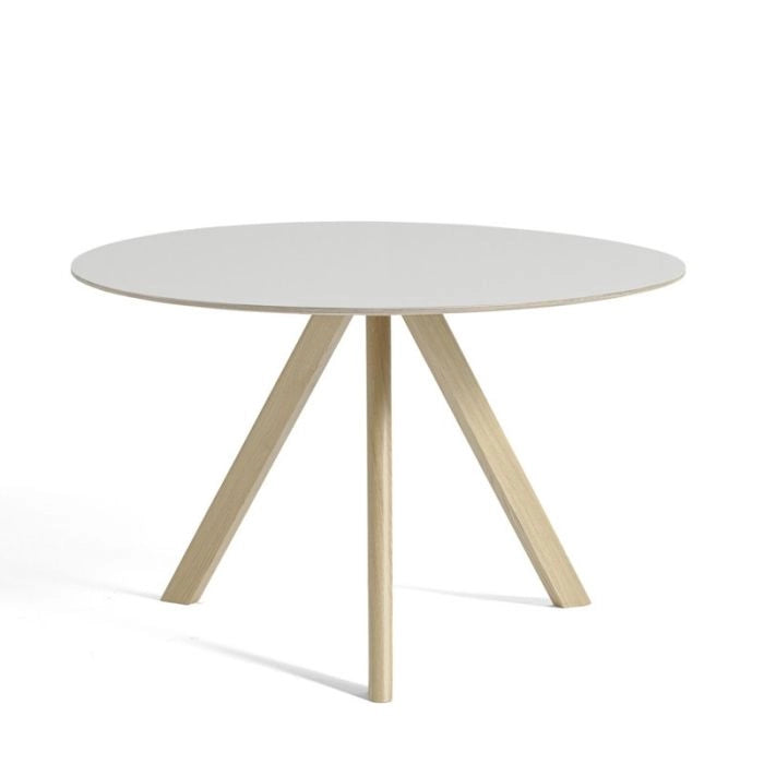 Copenhague CPH20 Bord, sæbebehandlet eg, Off-white Ø120 cm fra HAY - 1 - Jacobsen Plus