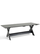Crate Dining Table, 230x89 von Hay - Schwarz - Jacobsen Plus