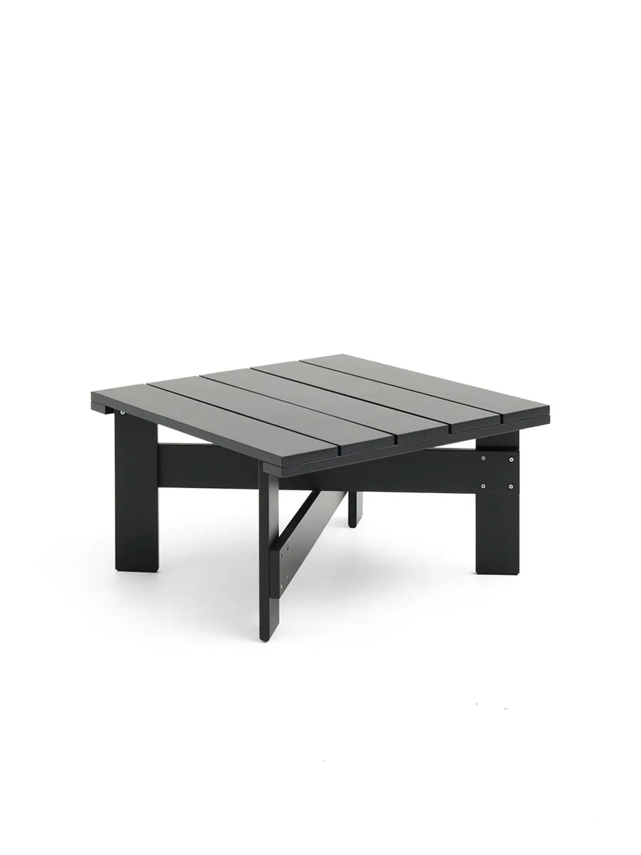 Crate Low Table, 75x75 von HAY - Schwarz - Jacobsen Plus