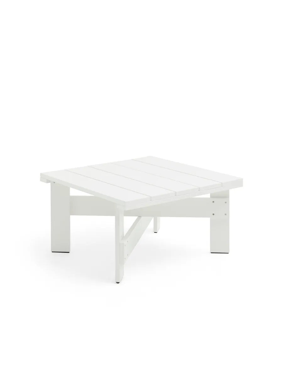 Crate Low Table, 75x75 von HAY - Weiß - Jacobsen Plus