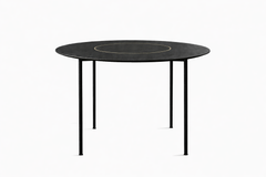 Crawford rundt spisebord 2, Ø120cm, eg sort fra Stellar Works