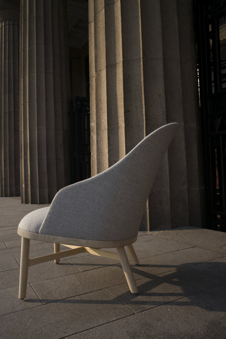 Bund Lounge-Sessel, Eiche, Hallingdal 130 von Stellar Works - 2 - Jacobsen Plus