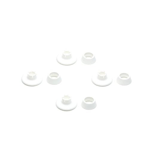 Bendup til Eames stole, 4 stk. - Til DSR-DAR, hvid plast - Jacobsen Plus