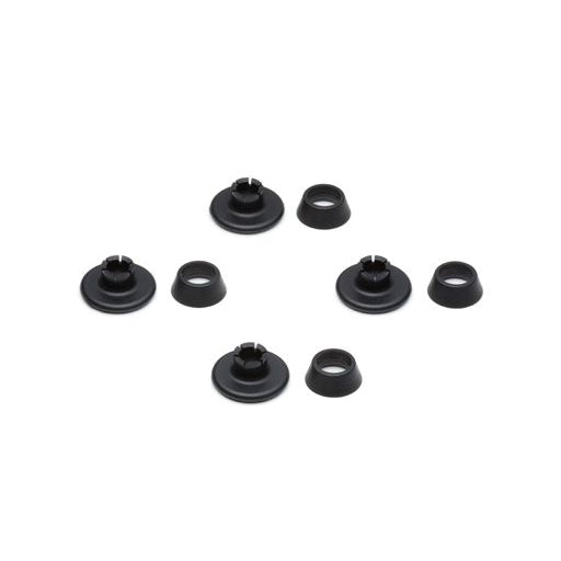 Bendup til Eames stole, 4 stk. - Til DSR-DAR, sort plast - Jacobsen Plus