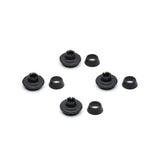 Bendup til Eames stole, 4 stk. - Til DSR-DAR, sort plast, sort filt - Jacobsen Plus