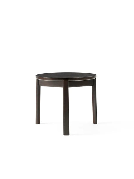 Passage Lounge Table, Ø50 cm von Audo Copenhagen - Natur-Eiche - Jacobsen Plus