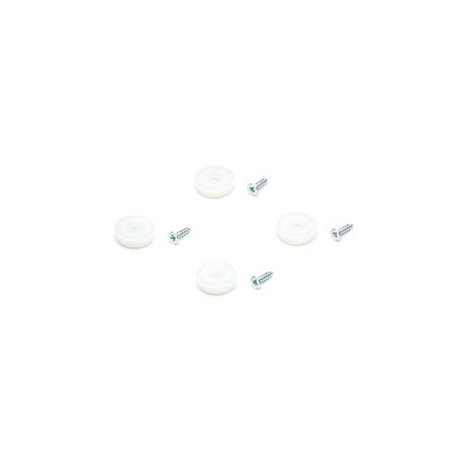 Bendup til Eames stole, 4 stk. - Til DSW-DAW, hvid plast - Jacobsen Plus