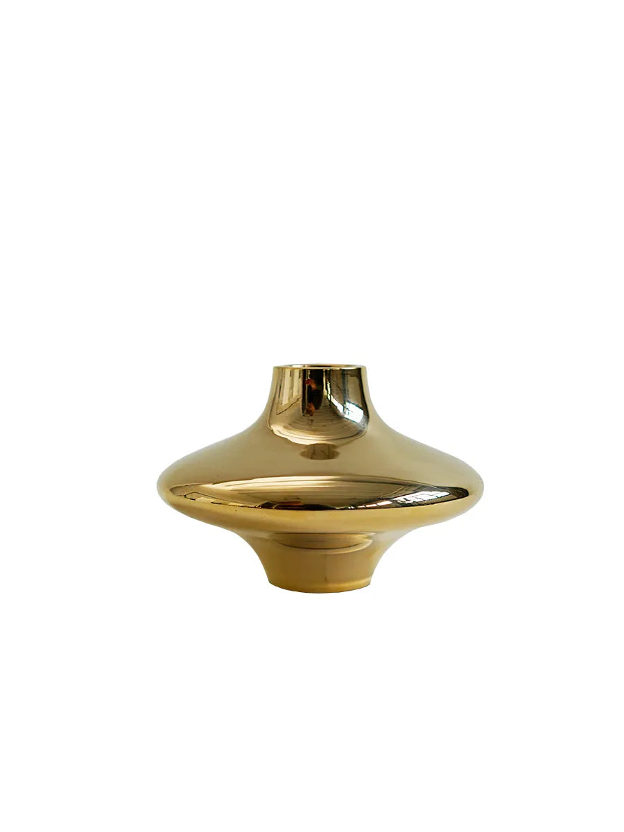 Doublet Candleholder Small, gold von Hein Studio - 1 - Jacobsen Plus