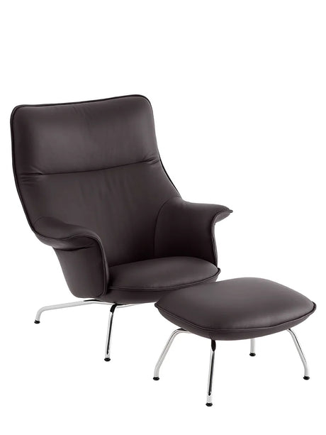 Doze Lounge Chair inkl. Fußhocker, easy leather root fra Muuto - 1 - Jacobsen Plus