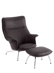 Doze Lounge Chair inkl. Fußhocker, easy leather root fra Muuto