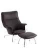 Doze Lounge Chair inkl. Fußhocker, easy leather root fra Muuto