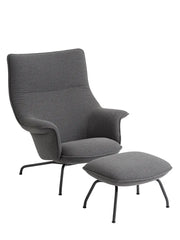 Doze Lounge Chair inkl. Fußhocker, Ocean 80 von Muuto
