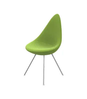 3110 Drop™ Stuhl af Arne Jacobsen - Voll gepolstert / Ruhm / 68035 Grün - Jacobsen Plus