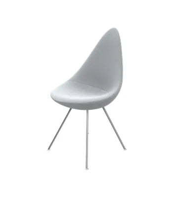 3110 Drop™ Stuhl af Arne Jacobsen - Voll gepolstert / Steelcut / 140 Hellgrau - Jacobsen Plus