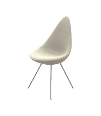 3110 Drop™ Stuhl af Arne Jacobsen - Voll gepolstert / Steelcut / 240 Beige - Jacobsen Plus