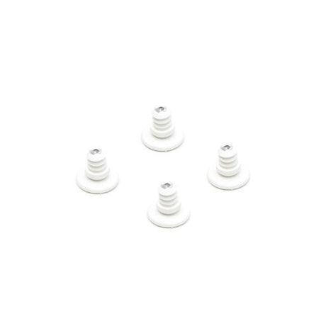 Bendup für Eames Stühle, 4 Stk. - Für DSX, weißer Kunststoff - Jacobsen Plus