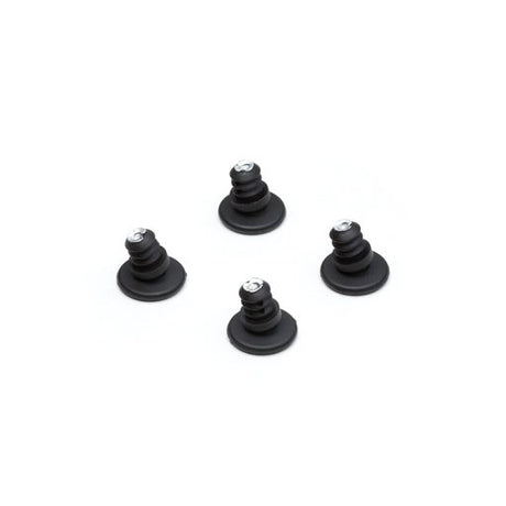 Bendup für Eames Stühle, 4 Stk. - Für DSX, schwarzer Kunststoff - Jacobsen Plus