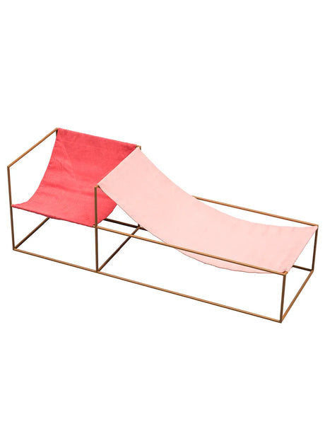 Duo Seat, rot/Pink von Valerie Objects - 1 - Jacobsen Plus
