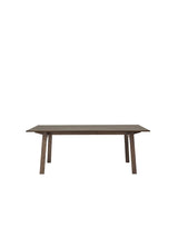 Earnest Extend Ausziehtisch, 205x100 cm von Muuto - Dunkel geölte Eiche - Jacobsen Plus