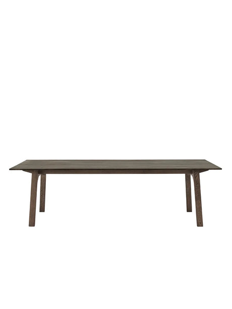 Earnest Extendable Table, 260x100 cm von Muuto - Dunkel geölte Eiche - Jacobsen Plus