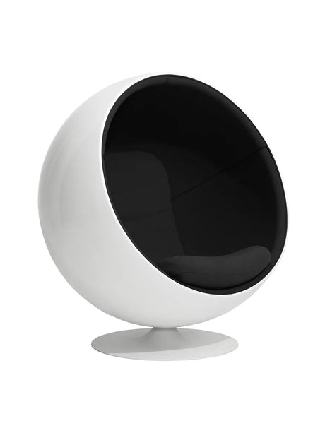 The Ball Chair von Eero Aarnio - Hallingdal 65 Schwarz 190 - Jacobsen Plus