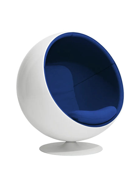 The Ball Chair von Eero Aarnio - Hallingdal 65 Blau 750 - Jacobsen Plus