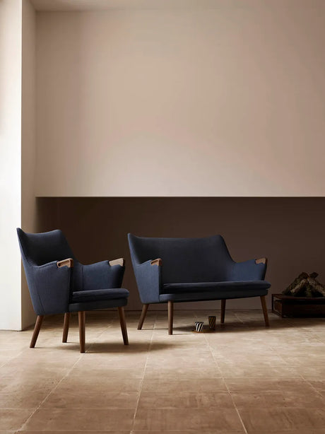 CH72 Sofa von Hans J. Wegner - Eg-Stofgruppe 1 / Seife - Jacobsen Plus