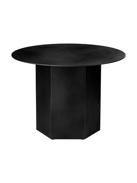 Epic Coffee Table Ø60 cm, Stahl von GUBI - Midnight Black Steel - Jacobsen Plus