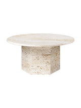 Epic Coffee Table Ø80 cm, Travertin von GUBI - 1 - Jacobsen Plus