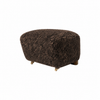 Dark Stained Oak - Sheepskin Espresso